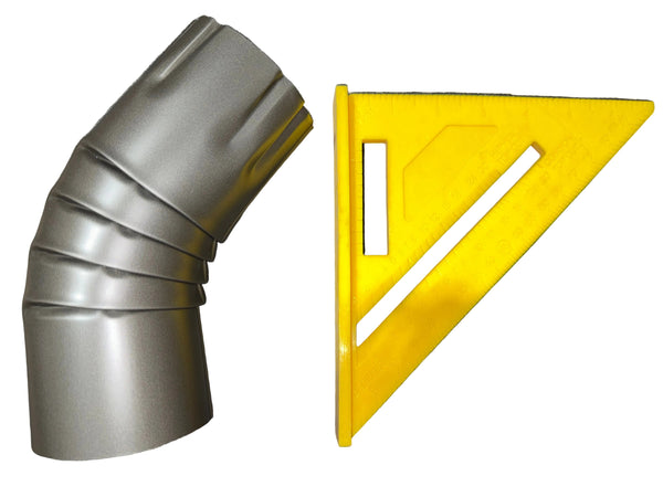 3 inch Round Downspout Elbow 45 Degree Aluminum Gutter Part 25+ Colors Professional