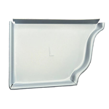 5K Aluminum Gutter End Cap - K-Style Ogee Profile | Damascus OR