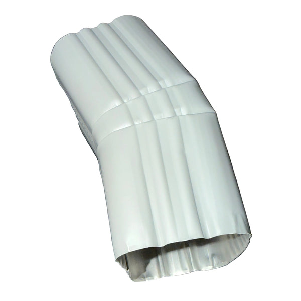 3x4 inch Type A Downspout Elbow 22.5 Degree Aluminum Professional Grade 25+ Colors
