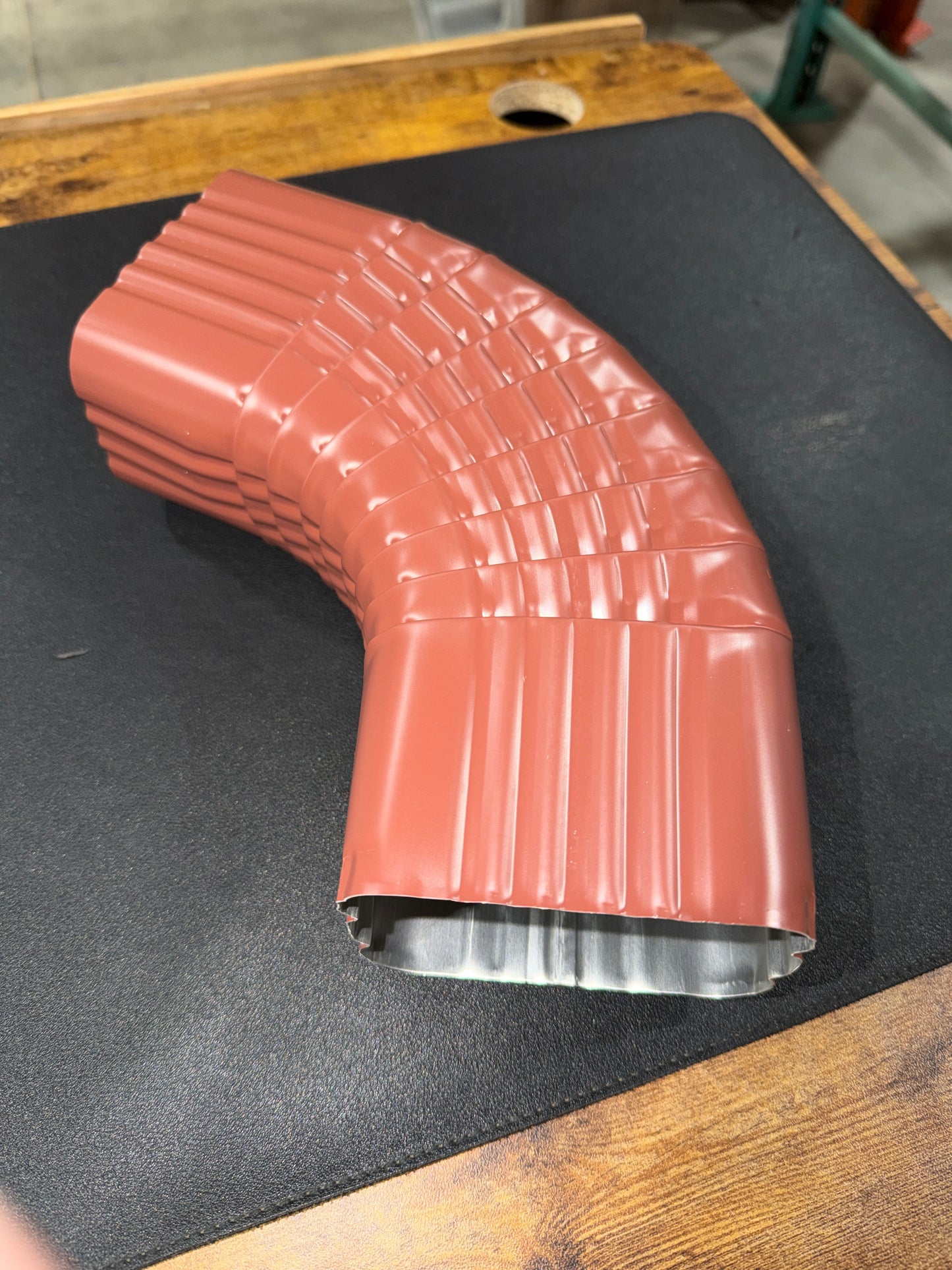 3x4" 75-Degree Downspout Elbow – Type B Corrugated Aluminum (25+ Colors)