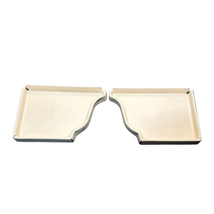 5K aluminum gutter end cap for 5-inch K-style gutters. Stops leaks permanently. 30 factory colors. Left, right, pairs, contractor bulk packs. Damascus OR.