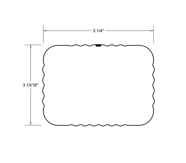 4x5 corrugated downspout dimensions 5 1/4 inch width 3 13/16 inch height high capacity commercial