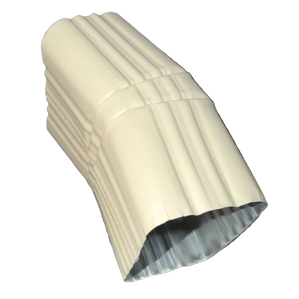 3x4 inch Type A Downspout Elbow 22.5 Degree Aluminum Professional Grade 25+ Colors
