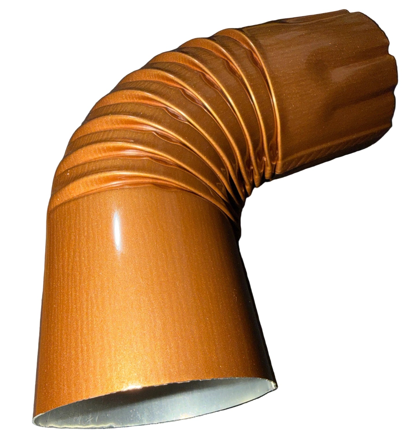 3" Round Downspout Elbow - 75° Professional Grade Aluminum | 25+ Colors | Standard Shipping Available | Damascus OR