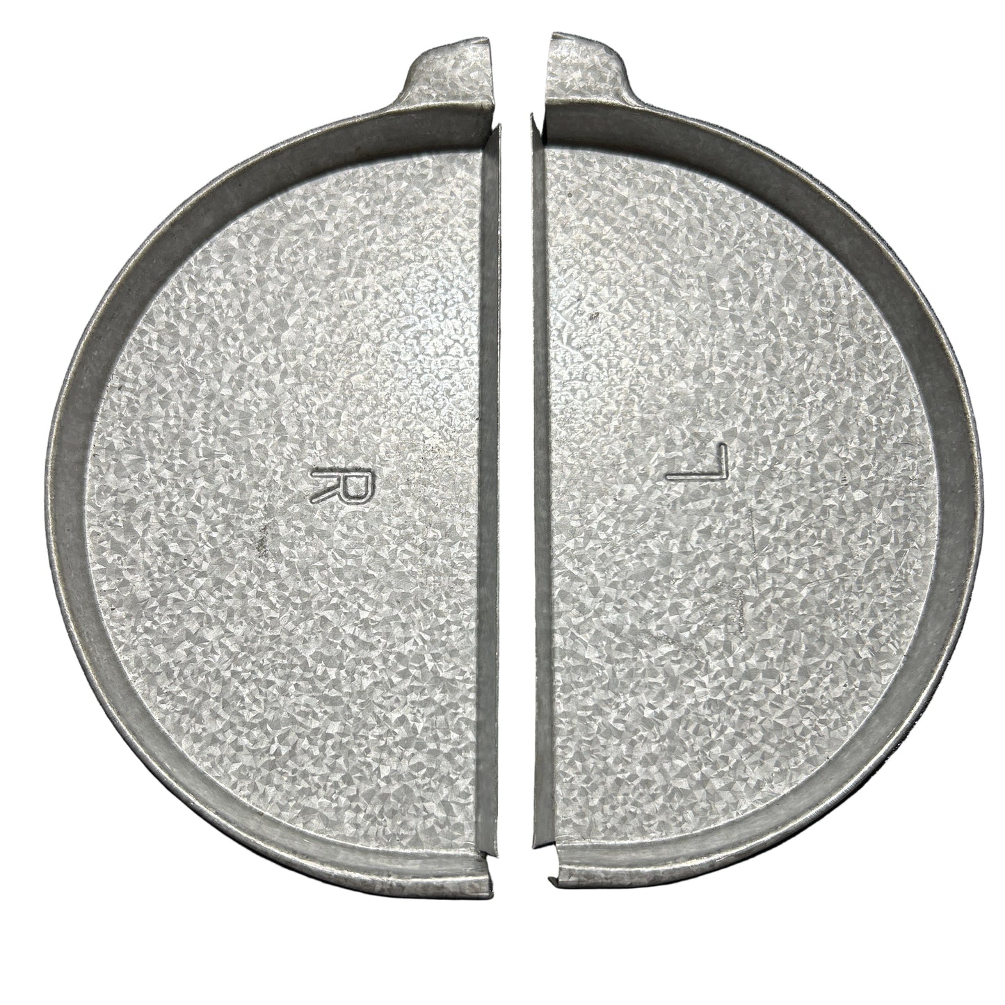 GA 6" Half Round Gutter End Cap - Aluminum | 25+ Colors | Left/Right Options