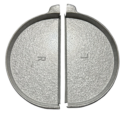 GA 6" Half Round Gutter End Cap - Aluminum | 25+ Colors | Left/Right Options