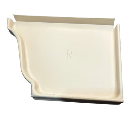5K aluminum gutter right end cap K-style ogee profile for seamless K-style gutters in Damascus OR from Gutter All