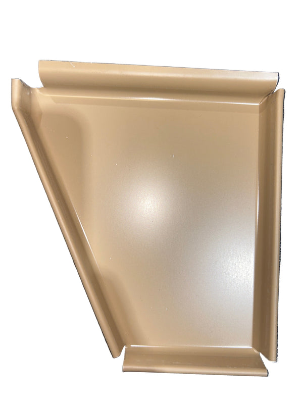 GA 5" Professional Fascia Style End Cap (4-1/2" top) - Gutter Termination - Damascus OR