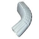 2x3" 75-Degree Downspout Elbow – Style A Ribbed Aluminum (25+ Colors)