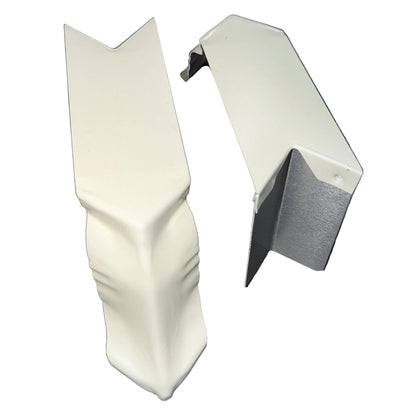 5K 90° Corner Miter .027 Aluminum K-Style Gutter Damascus