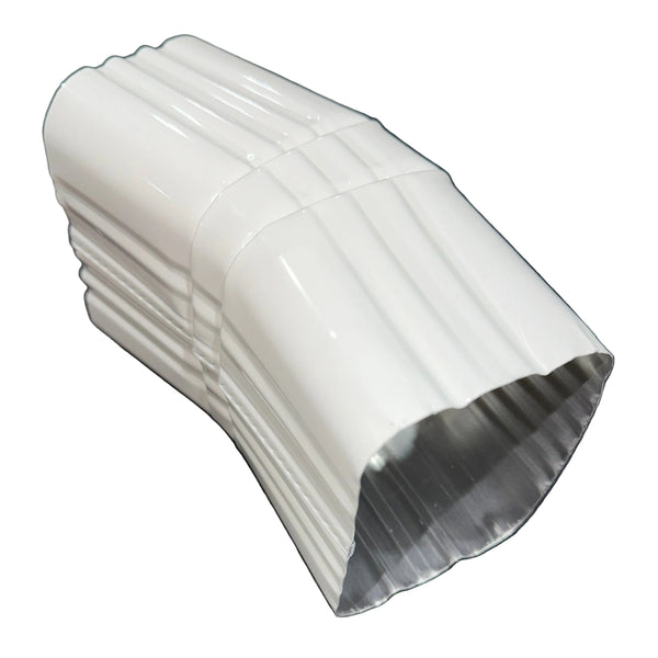 3x4 inch Type A Downspout Elbow 22.5 Degree Aluminum Professional Grade 25+ Colors