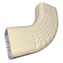 Professional 2x3 Type B downspout elbow 75-degree corrugated aluminum. Superior strength ribbed design in 25+ colors. Optimal water flow. Damascus OR contractor pricing.
