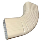 Professional 2x3 Type B downspout elbow 75-degree corrugated aluminum. Superior strength ribbed design in 25+ colors. Optimal water flow. Damascus OR contractor pricing.
