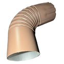 3" Round Downspout Elbow - 75° Professional Grade Aluminum | 25+ Colors | Standard Shipping Available | Damascus OR
