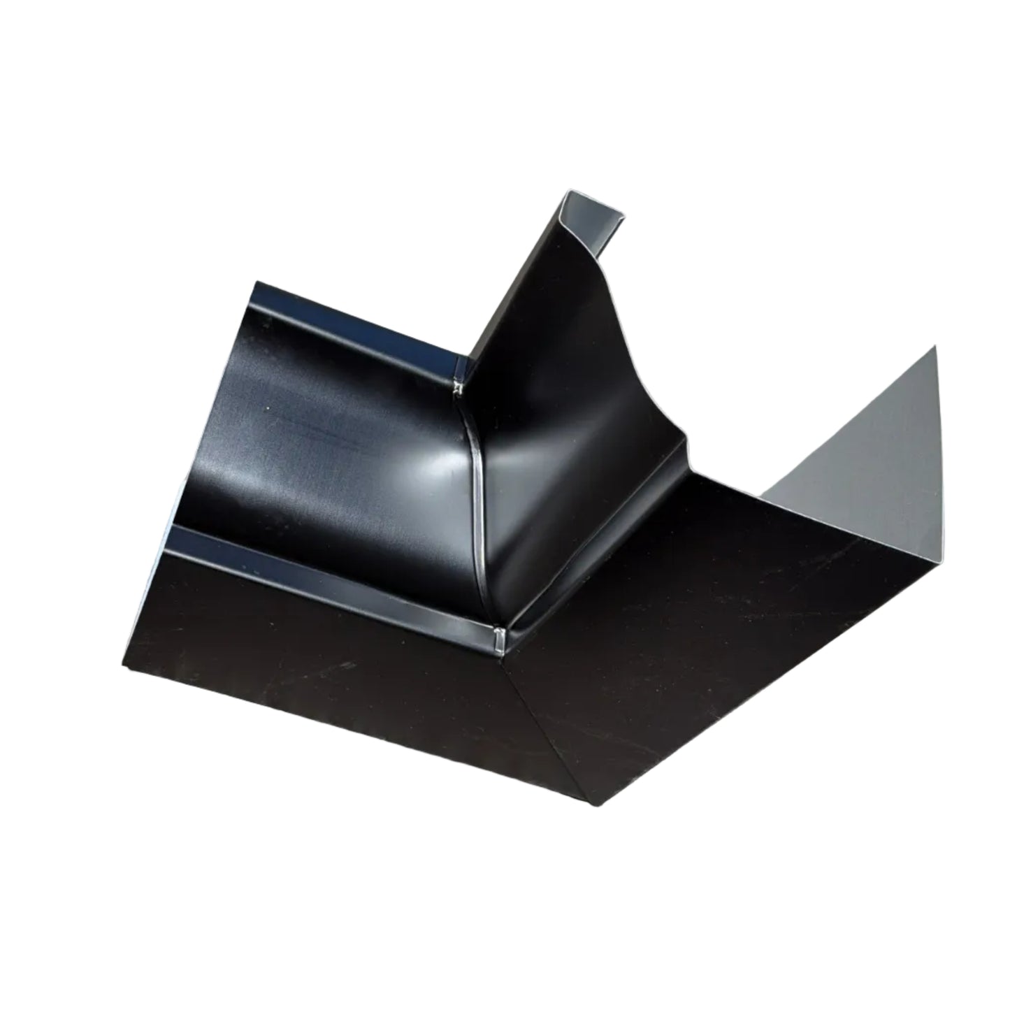 Black 6K 90 degree box miter aluminum gutter corner inside outside pre-formed precision corner piece GutterAll Damascus Oregon