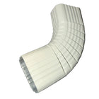 Professional 2x3 Type B downspout elbow 75-degree corrugated aluminum. Superior strength ribbed design in 25+ colors. Optimal water flow. Damascus OR contractor pricing.
