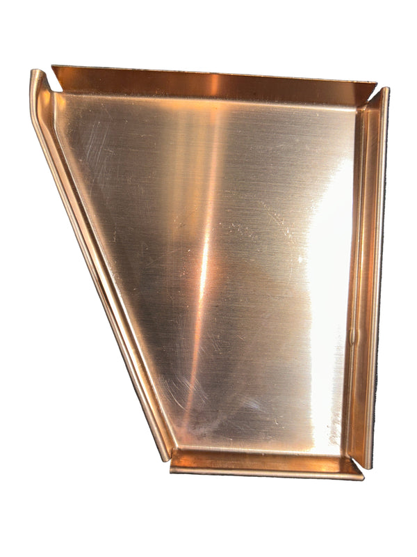 GA 5" Professional Fascia Style End Cap (4-1/2" top) - Gutter Termination - Damascus OR