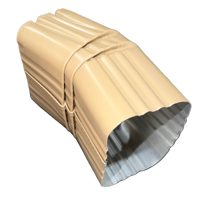 3x4 inch Type A Downspout Elbow 22.5 Degree Aluminum Professional Grade 25+ Colors