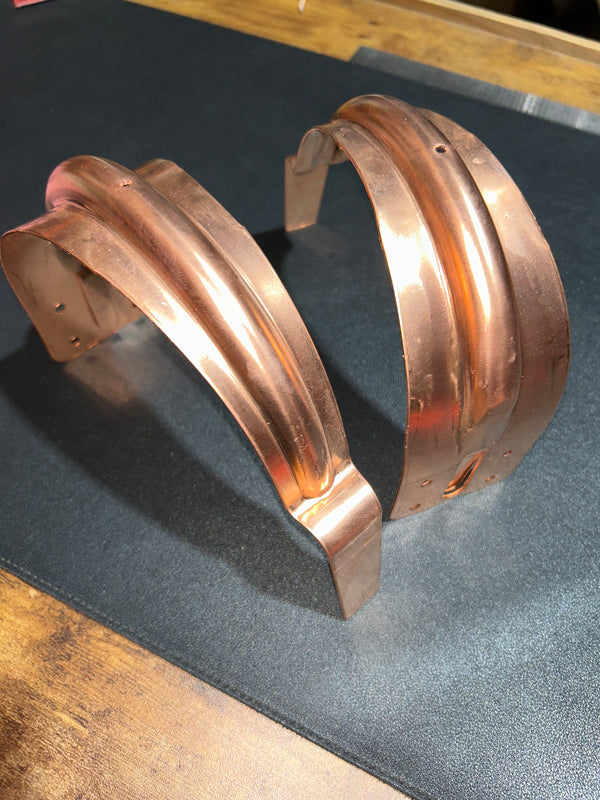 6 дюймів. Напівкругла зовнішня вішалка для ринви