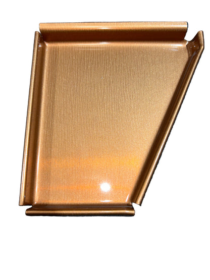 GA 5" Professional Fascia Style End Cap (4-1/2" top) - Gutter Termination - Damascus OR