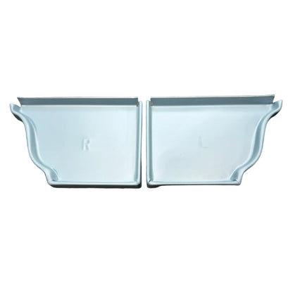 5K Aluminum Gutter End Cap - K-Style Ogee Profile | Damascus OR