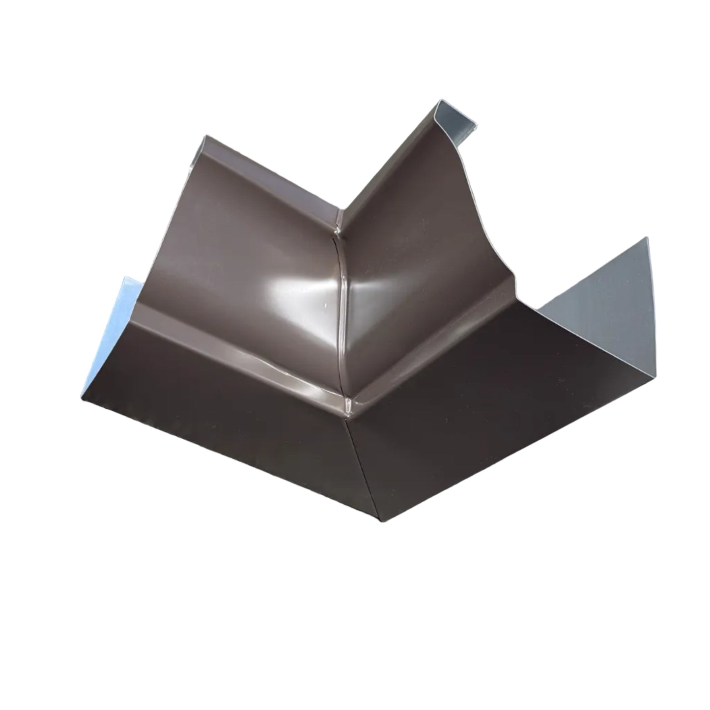 Musket Brown 6K 90 degree box miter aluminum gutter corner inside outside pre-formed precision corner piece GutterAll Damascus Oregon