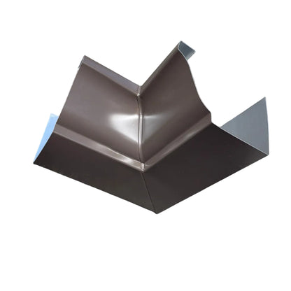 Musket Brown 6K 90 degree box miter aluminum gutter corner inside outside pre-formed precision corner piece GutterAll Damascus Oregon