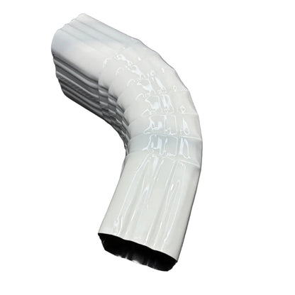 75 degree aluminum downspout elbow for deep fascia offsets