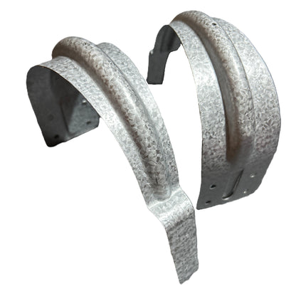 6" Half Round External Gutter Hangers Aluminum 13 Colors