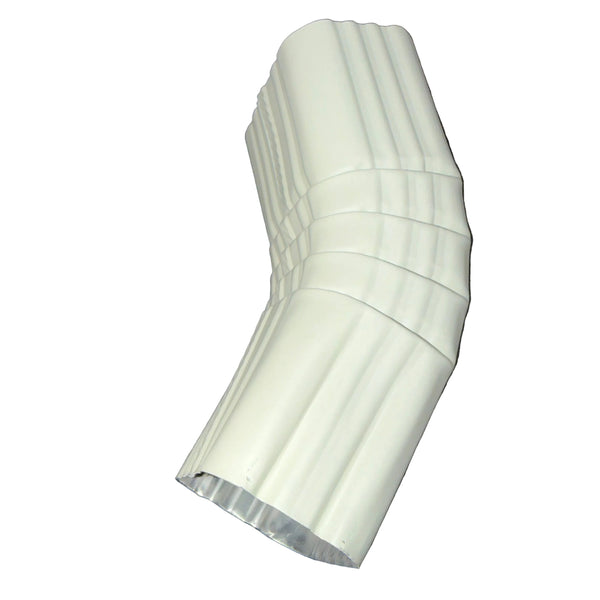 Professional 2x3 inch downspout elbow with 45 degree Type A ribbed aluminum construction. Superior strength, optimal water flow, 25+ colors. Damascus OR + nationwide shipping.
