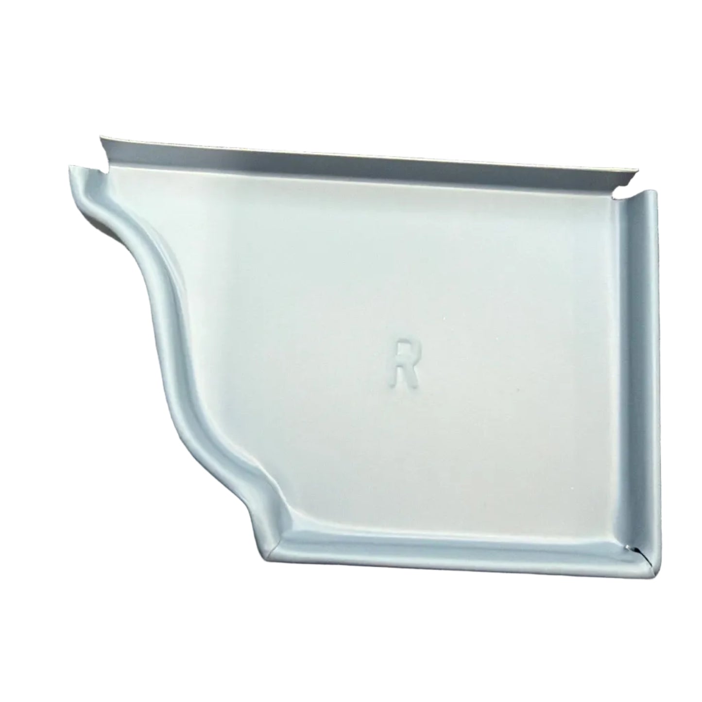5K Aluminum Gutter End Cap - K-Style Ogee Profile | Damascus OR