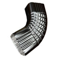 Professional 2x3 Type B downspout elbow 75-degree corrugated aluminum. Superior strength ribbed design in 25+ colors. Optimal water flow. Damascus OR contractor pricing.

