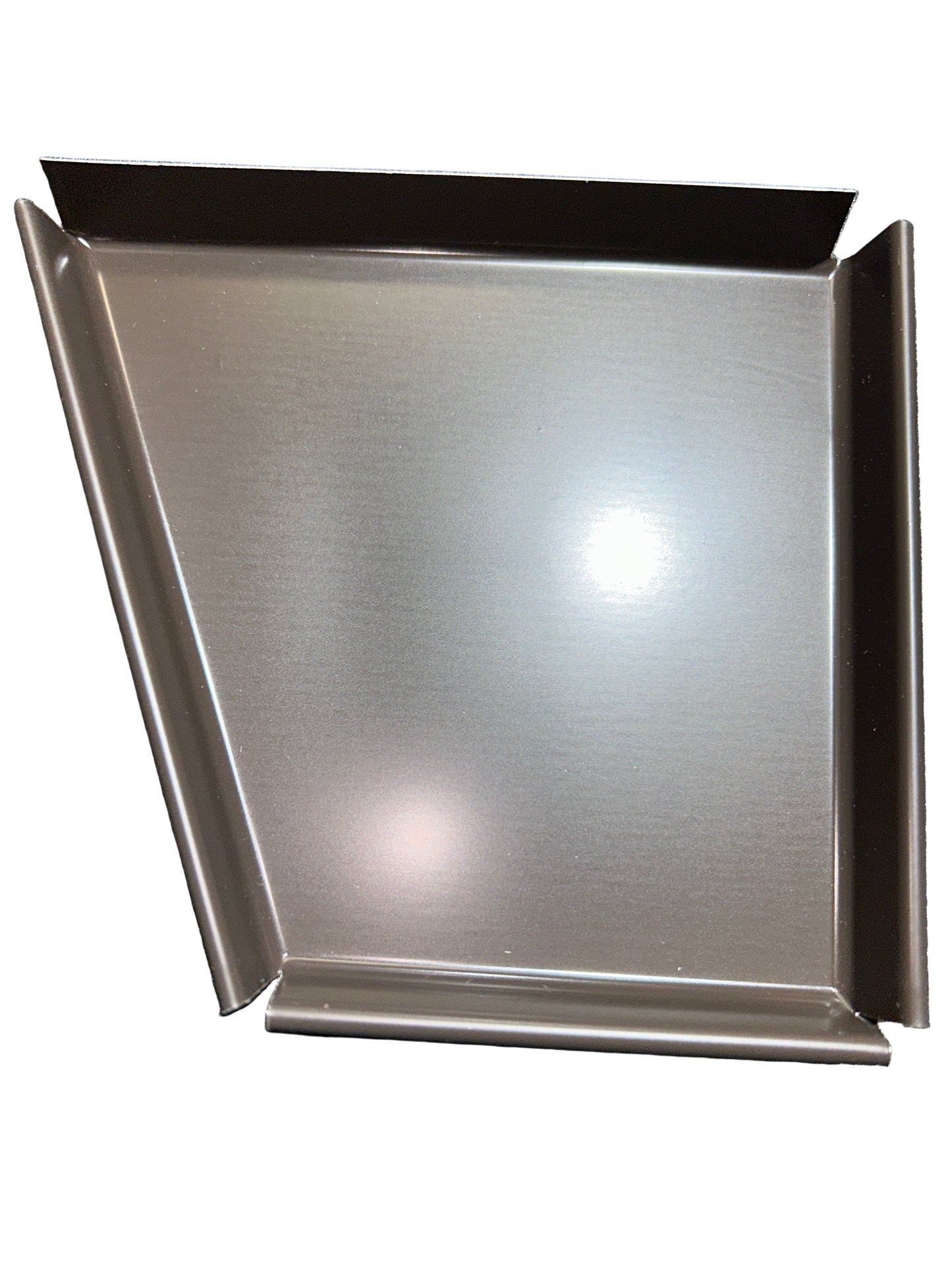 GA 5" Wide Bottom Fascia End Cap - K-Style Gutter | 25+ Colors | Left/Right Options