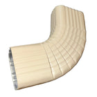 Professional 2x3 Type B downspout elbow 75-degree corrugated aluminum. Superior strength ribbed design in 25+ colors. Optimal water flow. Damascus OR contractor pricing.
