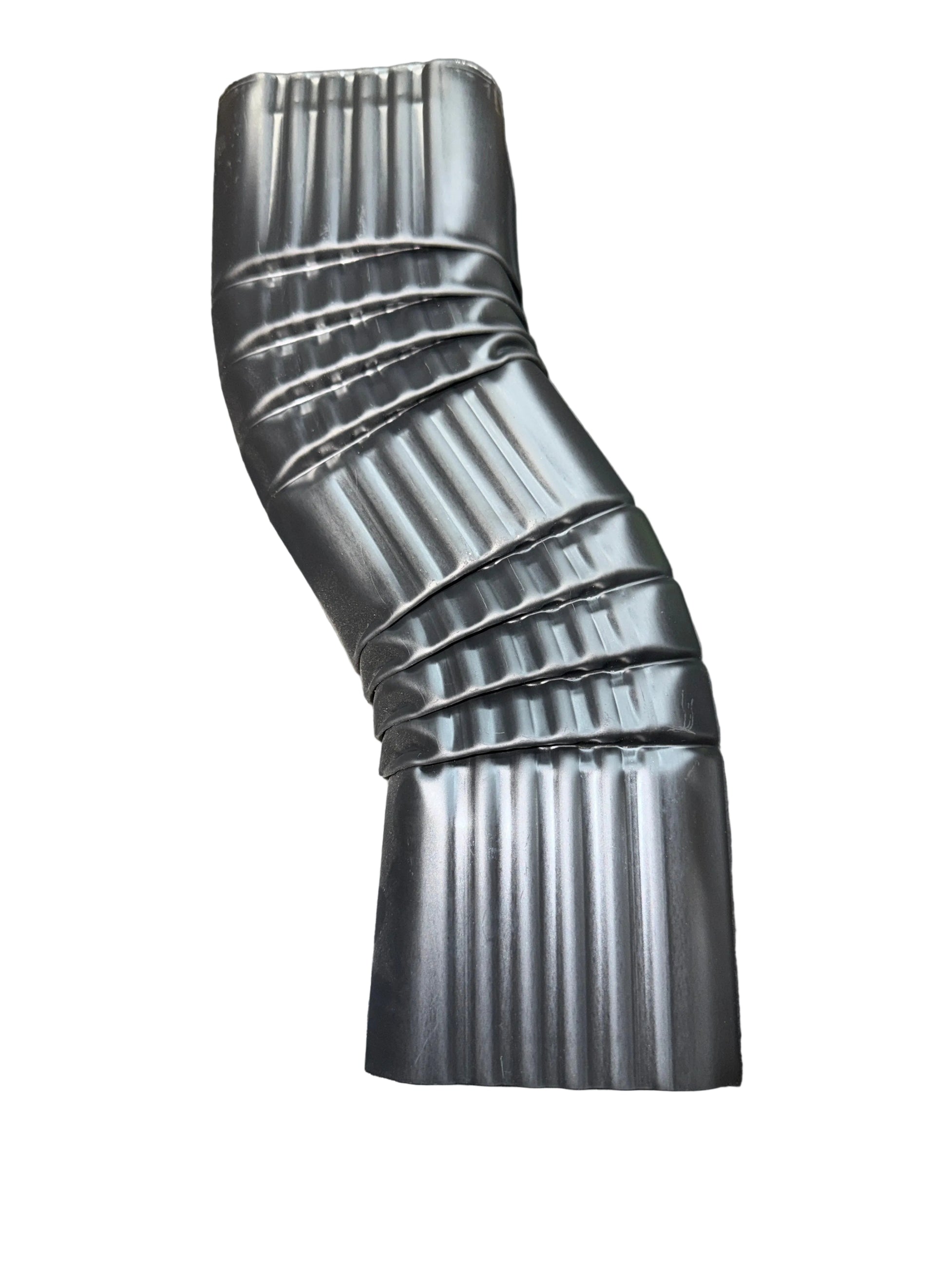 2x3 aluminum Double B offset downspout elbow with 2 inch clearance