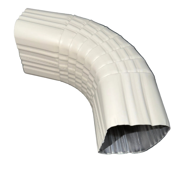 3x4" 75-Degree Downspout Elbow – Type A Professional Aluminum (25+ Colors)