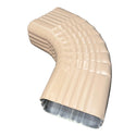 3x4" 75-Degree Downspout Elbow – Type B Corrugated Aluminum (25+ Colors)