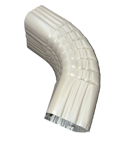 75 degree aluminum downspout elbow for deep fascia offsets