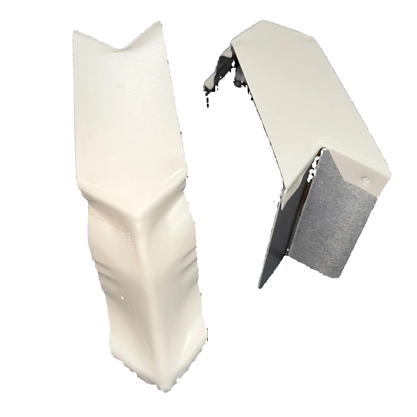 5K 90° Corner Miter .027 Aluminum K-Style Gutter Damascus