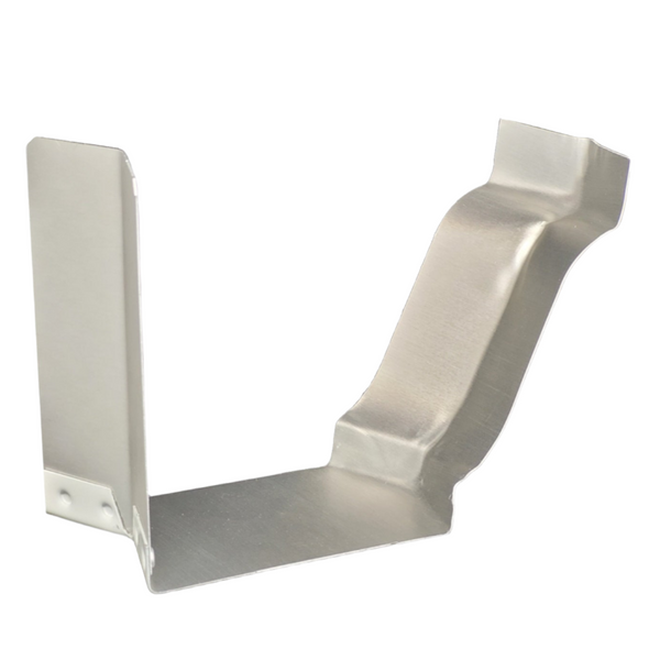 Professional Grade 7K 90 Degree Strip Miter aluminum gutter corner showing precision 90° engineering with mounting holes and K-style profile for seamless corner connections