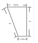 7-inch Fascia Endcap - durable aluminum gutter accessory for clean finish