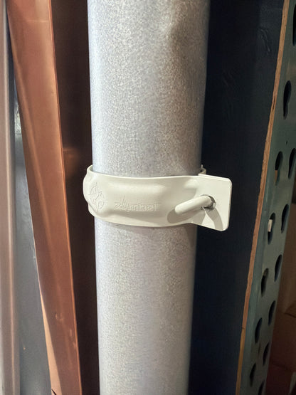 Euro Downspout Hinged Bracket 3.1" 4" Noise Eliminating Wall Mount