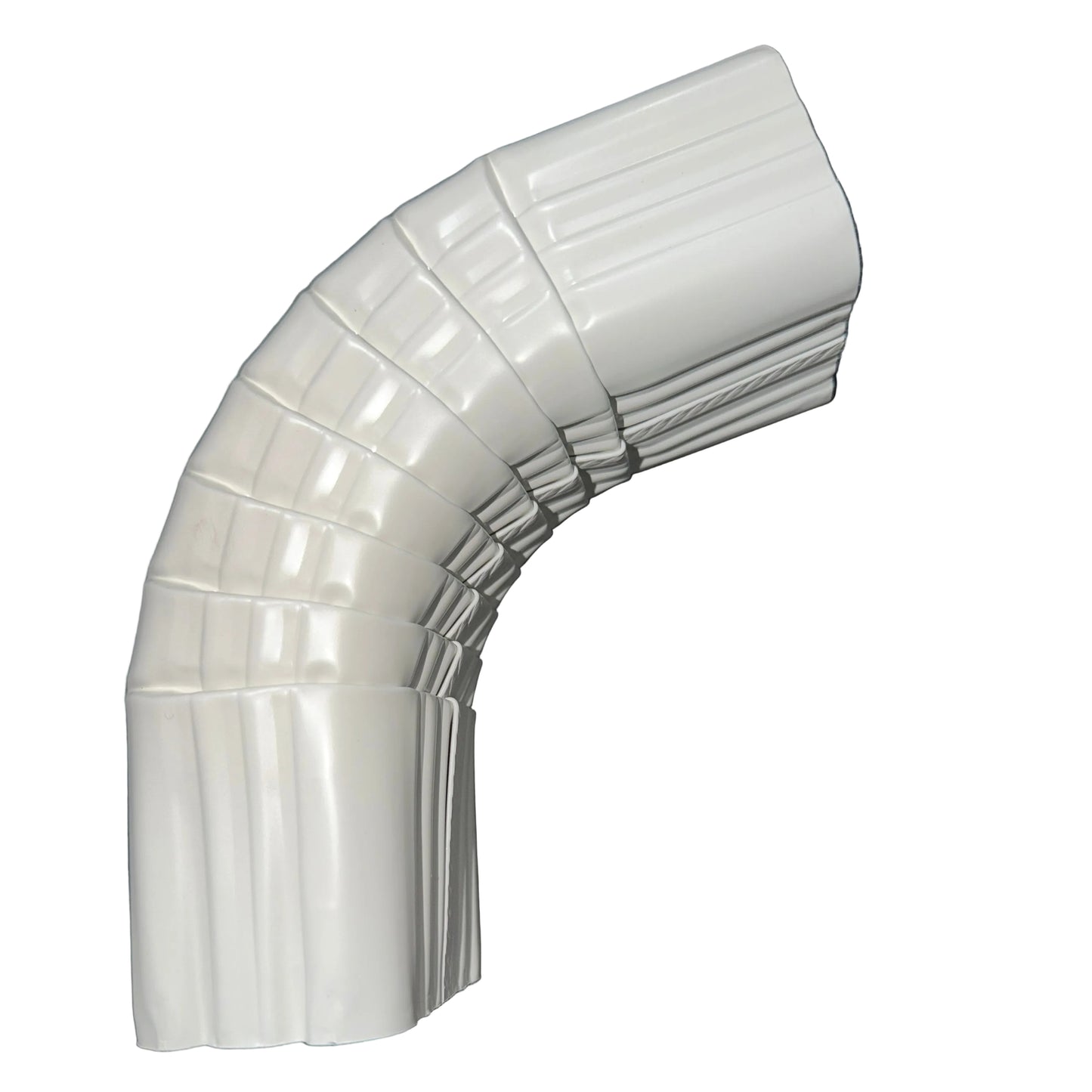 75 degree aluminum downspout elbow for deep fascia offsets