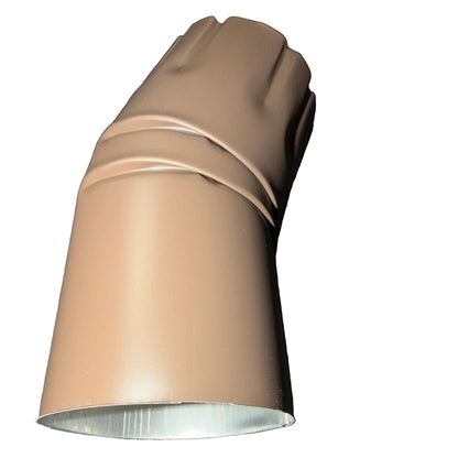 3" Round 22.5-Degree Downspout Elbow – Professional Grade Aluminum (25+ Colors)