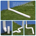 White-2pack Rain Gutter Downspout Extensions Flexible, Drain Downspout Extender,Down Spout Drain Extender, Gutter Connector Rainwater Drainage,Extendable from 21 to 68 Inches