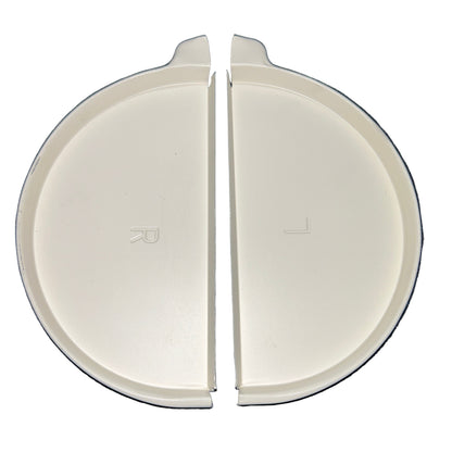 GA 6" Half Round Gutter End Cap - Aluminum | 25+ Colors | Left/Right Options