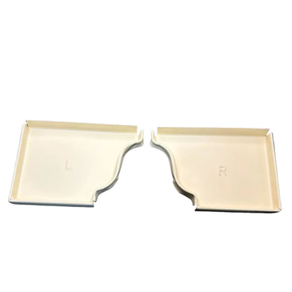 5K aluminum gutter end cap for 5-inch K-style gutters. Stops leaks permanently. 30 factory colors. Left, right, pairs, contractor bulk packs. Damascus OR.