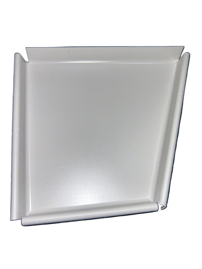 GA 5" Wide Bottom Fascia End Cap - K-Style Gutter | 25+ Colors | Left/Right Options