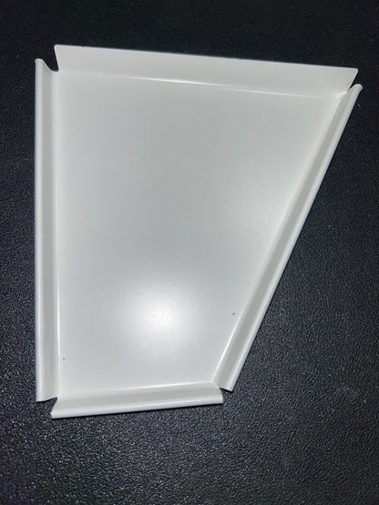 GA 7" Fascia Gutter End Cap - Heavy Duty Aluminum | Left/Right Options