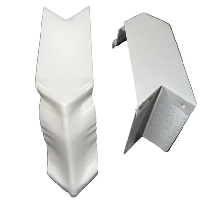 5K 90° Corner Miter .027 Aluminum K-Style Gutter Damascus